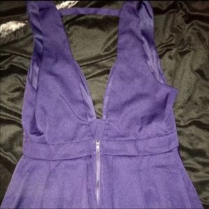 Large Navy Mini Flow Dress